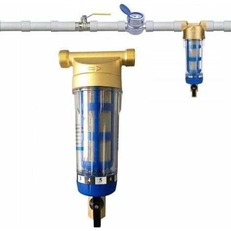 Sedimentfilter – 40 Mikron – Für Brunnenwasser Und Unbehandeltes Wasser – 1/2-zoll-anschluss – Wiederverwendbar