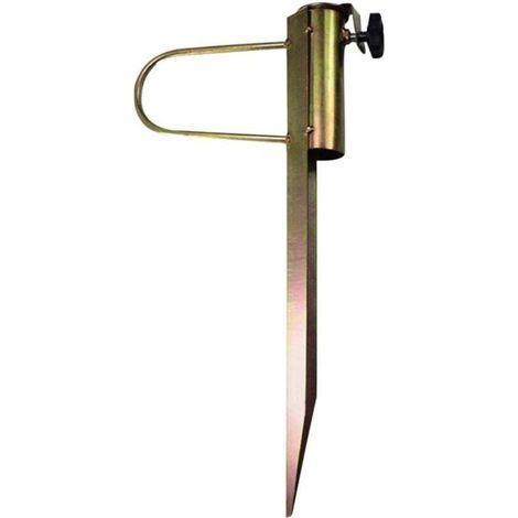 Sonnenschirmanker – Metall – Für Sand Oder Weichen Untergrund – Kompatibel Mit Stangen Von 32 Bis 38 Mm – Länge 42,5 Cm – 1 Stück