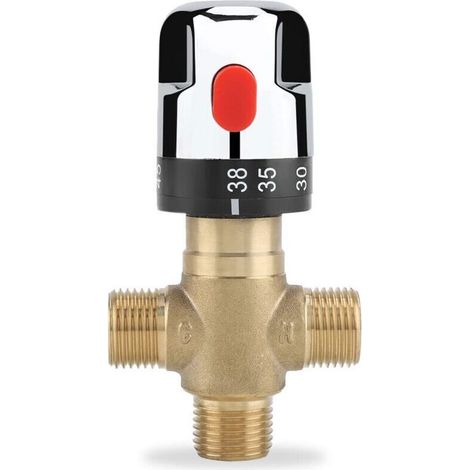 Thermostat-mischbatterie – Messing G1/2 – Für Bad Und Wc – 1 Stück