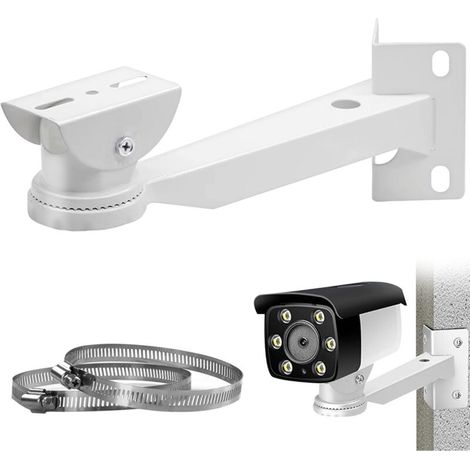 Kamerahalterung – Massives Metall – Zur Mast- Oder Stangenmontage – Kompatibel Mit Außenüberwachungskameras Und Solarmodulen – 1 Stück