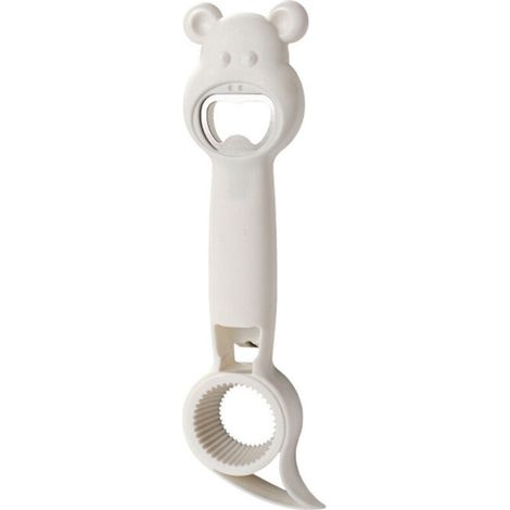 Flaschenöffner – Pp + Edelstahl – Geeignet Für Flaschen Und Dosen – Hebel-, Schraub- Und Laschenverschluss – 21 X 8 Cm – 1 Stück