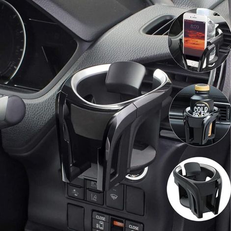 Getränkehalter Fürs Auto – Lüftungsschlitzhalterung – Kompatibel Mit Smartphones Bis 140 Mm Breite – Maximaler Durchmesser 7,8 Cm – 1 Stück