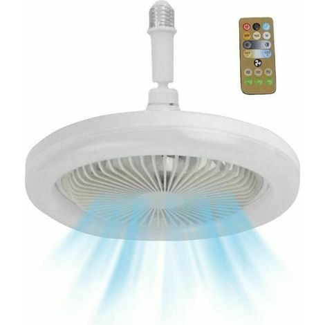 Led-deckenventilator – 26 Cm (10,23 Zoll) – 30 W – Einstellbare Lichtintensität (2800 K–6500 K) – 3 Geschwindigkeitsstufen – 1/2/4-stunden-timer – Inkl. Fernbedienung – Für Schlafzimmer, Wohnzimmer, K