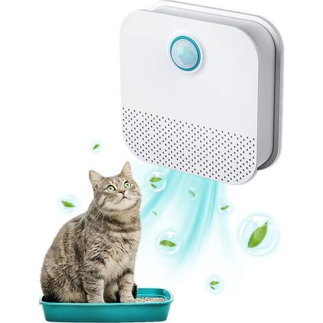 Luftreiniger Für Katzentoiletten – Automatischer Bewegungssensor – Geräuschloser Betrieb – 4000-mah-akku – 92 X 40 Mm Abs-gehäuse – 1 Stück