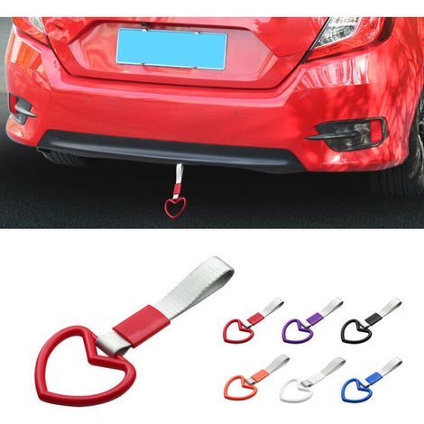 Herzförmiger Ring – Autogriff-armband – Auto-drift-armband Für Den Innenraum – Weiß – 1 Stück
