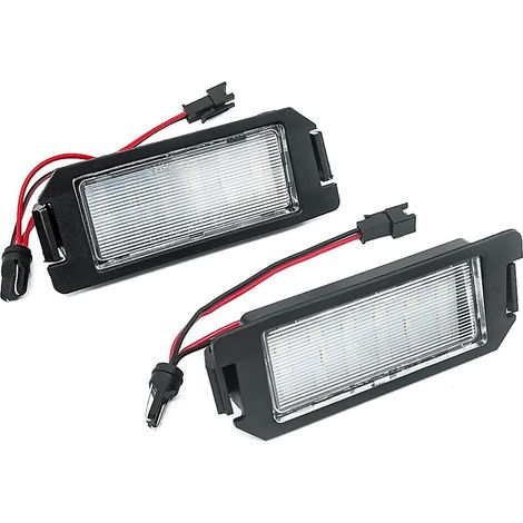 Kennzeichenbeleuchtung – Weiße Leds – Für Hyundai I10, I20, Tiburon, Veloster, Xg30, Kia Rio, Picanto, Soul – 2er-set
