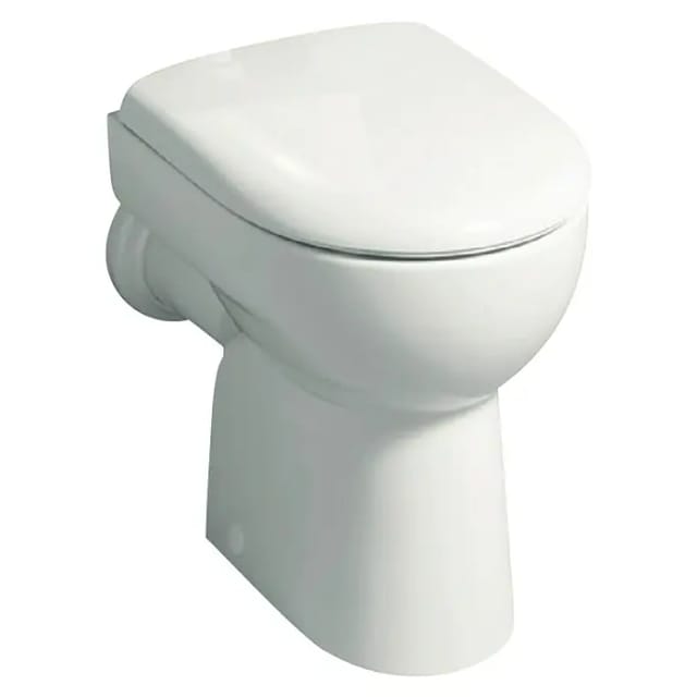 Geberit Stand-WC Renova Flachspüler Spülrand Abg. horiz. Weiß KeraTect®