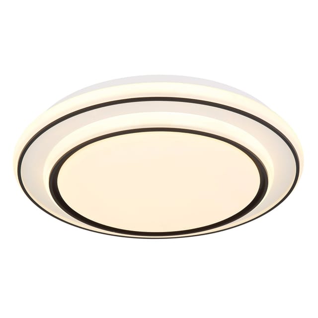 Globo Deckenleuchte Logan Metall Weiß matt LED 390 x 70 mm