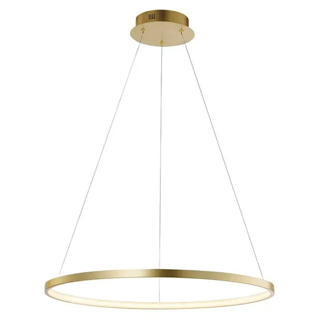 Just Light Pendelleuchte Circle Gold Ø 60 cm