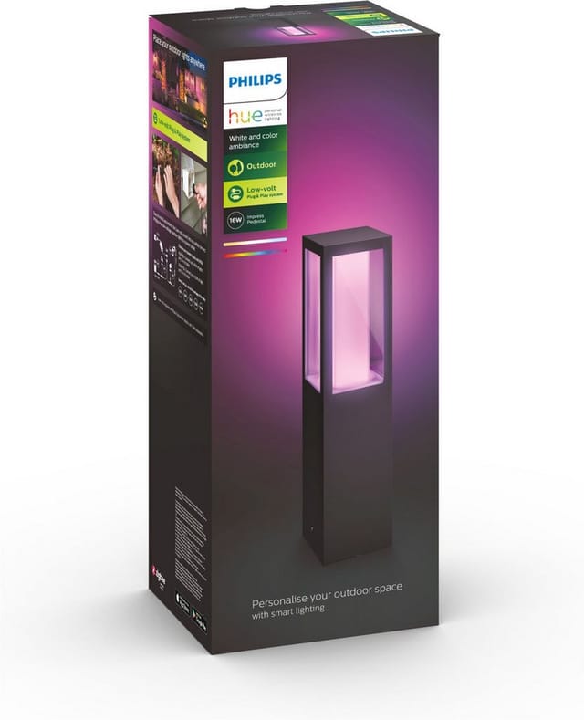 Philips Hue LED-Sockelleuchte Impress White & Color Ambiance Erweiterung