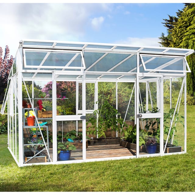 Vitavia Gewächshaus Aphrodite 11500 Weiß 11,5 m²