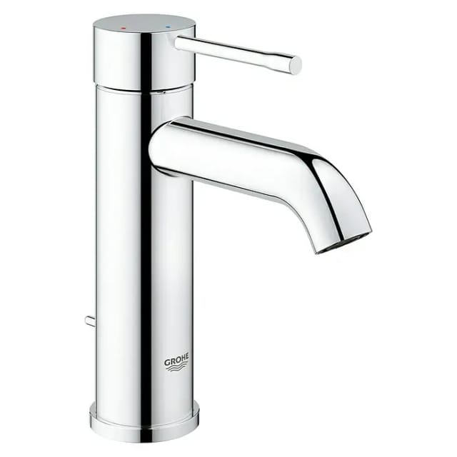 Grohe Einhand-Waschtischbatterie Essence S-Size Chrom Zugstangen-Ablaufgarnitur