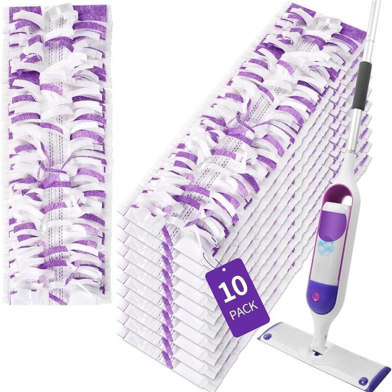 10-teiliges Ersatzpad-set Für Wischmopps, Kompatibel Mit Dem Elektrischen Wischmopp Swiffer Powermop, Hoch Saugfähig, Geeignet Für Die Bodenreinigung Im Haushalt, Zubehör Für Nass- Und Trockenreinigun