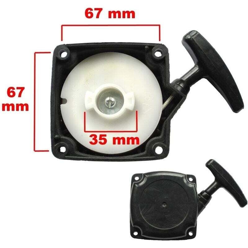 Anlasser Für 52-cm³-benzinmotoren – 4-in-1-stangenwerkzeug – Geeignet Für Gt Garden, Berlan, Fuxtec, Mac Dillen Und Andere Modelle