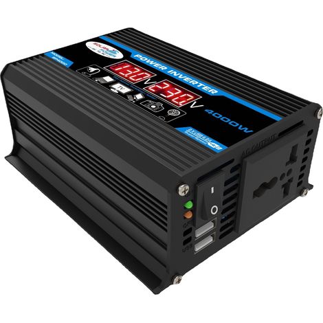 4000w 12v Auf 220v Sinus-wandler, Sinus-transformator Mit Fernbedienung Und