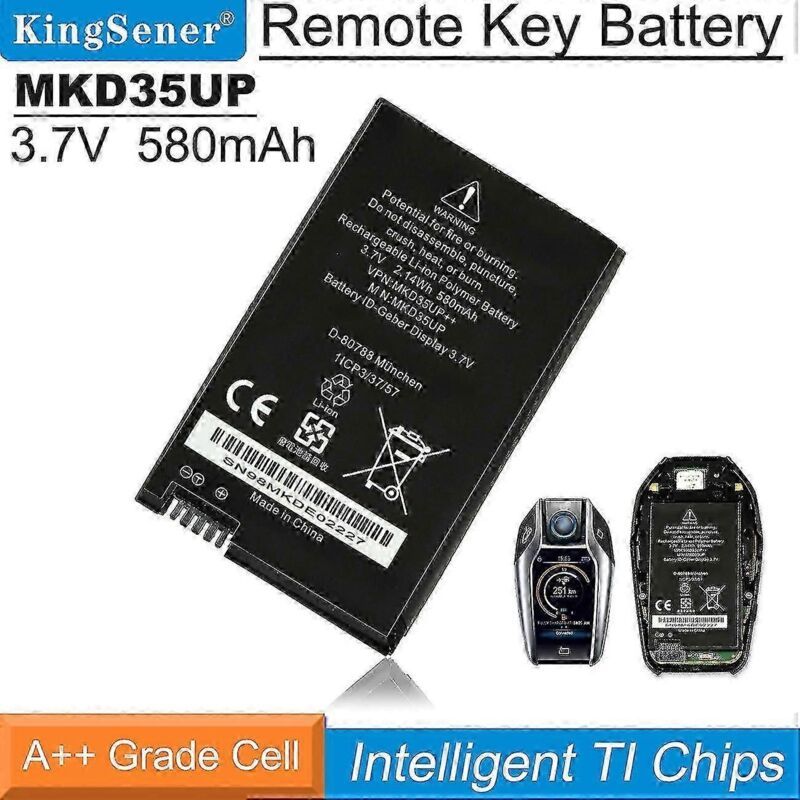 Batterie Für Lcd-fernbedienungsschlüssel Mkd35up 1icp3/37/57 9442976 6814351 Für Bmw Gt 5 6 7 X3 Gt57 I8 X3 X5 X6 5310le 730 740 745 760l