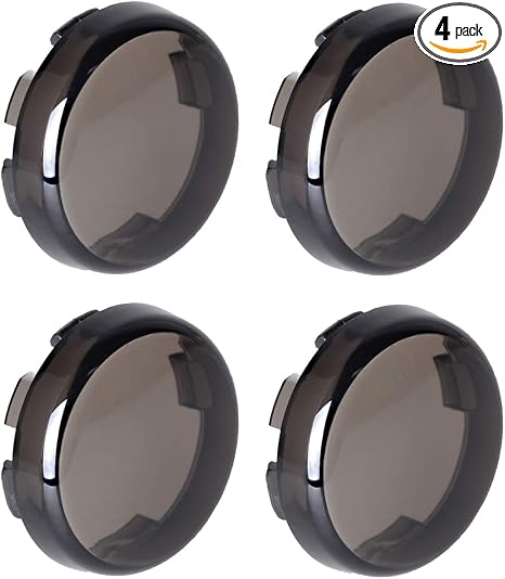 Getönte, Kugelförmige Blinkerglasabdeckungen Für Harley-davidson Sportster, Street Glide, Road King Und Softail Modelle, 4er-pack.