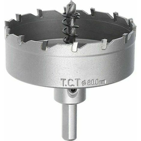 Metallbohrer Für Bohrmaschinen, Wolframkarbid-lochsägeblatt, Schnittdurchmesser 80 Mm, Für Edelstahlbleche Von 0,5 Mm Bis 3 Mm Dicke (5 Mm).