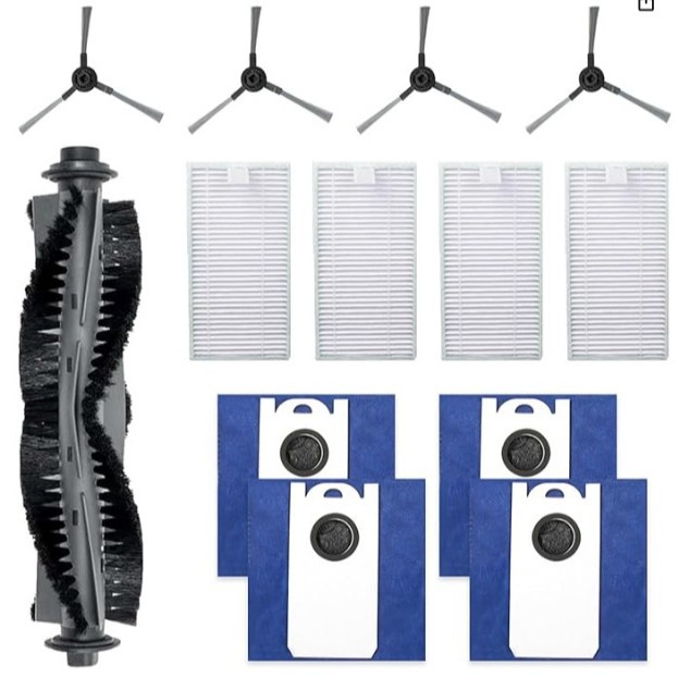 Ersatzset Für S1/s1 Pro/v9 Rc400 Saugroboter, Inklusive Hauptwalzenbürste, Seitenbürste, Hepa-filter Und Staubbeutel.