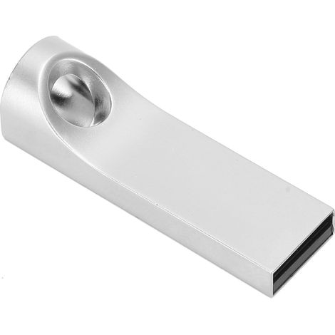 64 Gb Silberner Usb 2.0-stick, Mini, Tragbar Und Wasserdicht, Aus Metall. Computerzubehör.