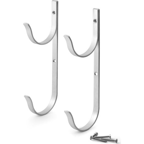 Poolpfostenhalterung, Aluminium-befestigungshaken Mit Schraube, Halterung Für Poolpfosten, Teleskoppfosten, Skimmer, Bürsten, Saugschlauch, Gartengeräte