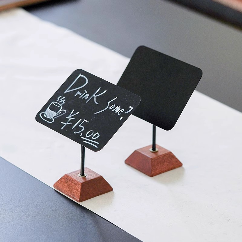 Mini-tafelschild Mit Holzständer, Abwischbare, Handbeschriftete Preisschilder, Tischtafel-etikettenhalter, Geeignet Für Bäckereien, Cafés, Hotels, Partys Und Ausstellungen.