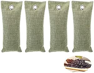 Natürliche Luftreinigungsbeutel, Entfeuchten Und Desodorieren, Geeignet Für Badezimmer, Kleiderschränke, Küchen, Schränke, Schuhe Usw., 75 G × 4