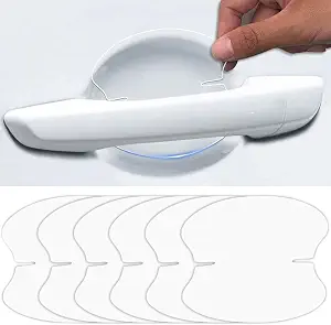 50 Stück Transparente Tpu-autotürgriff-kratzschutzaufkleber, Universelle Fahrzeugschutzfolie (transparent).