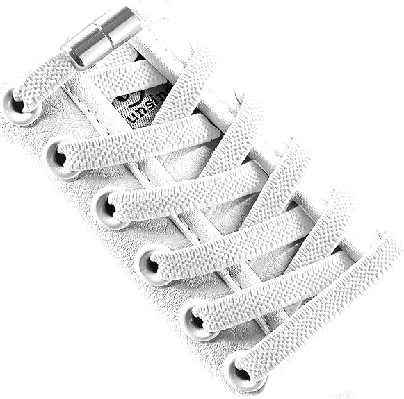 10 Leicht Zu Schnürende, Elastische Schnürsenkel Mit Schnürstoppern, Geeignet Für Sportschuhe, Einheitsgröße, Geeignet Für Kinder Und Erwachsene, Die Flache Sportschuhe Tragen.