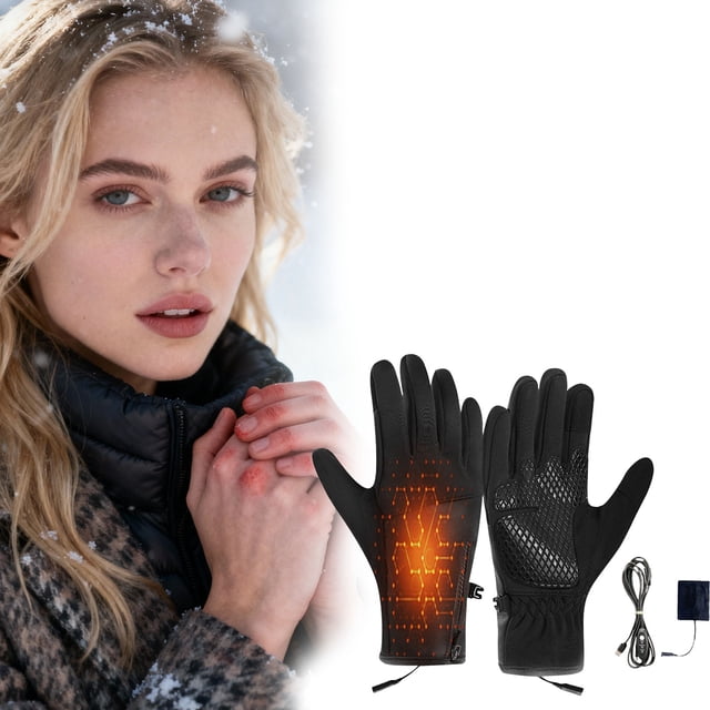 Diese Beheizbaren Usb-handschuhe Sind Für Damen Und Herren Gleichermaßen Geeignet, Leicht Und Warm Und Eignen Sich Daher Für Aktivitäten Wie Motorradfahren, Jagen, Skifahren Und Wandern.