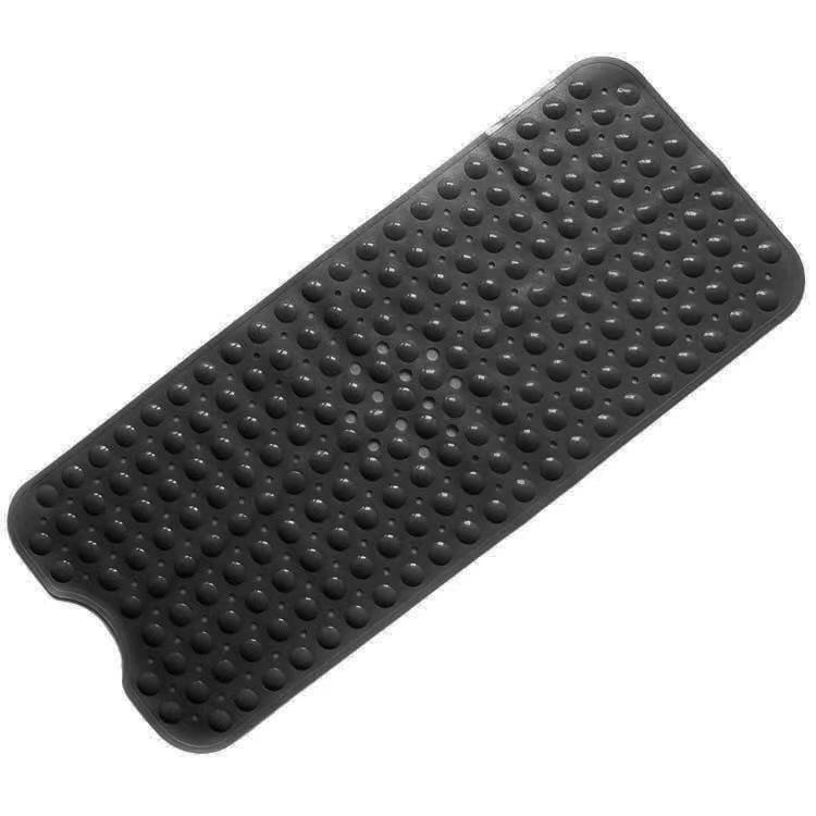 Rutschfeste Badewannenmatte Aus Pvc Mit Starken Saugnäpfen, Abflusslöchern Und Massagebläschen Sichere Badewannenmatte.