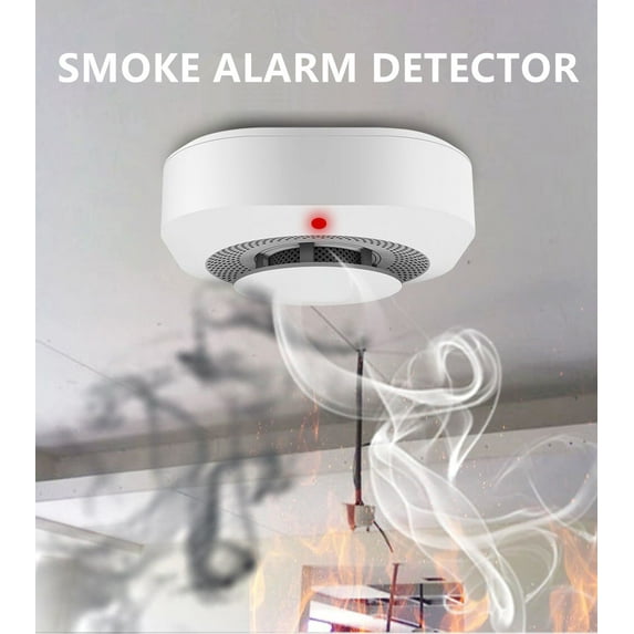 Graffiti Wifi Mini-rauchmelder, Batteriebetriebener Intelligenter Feuer- Und Rauchmelder, Unterstützt Fernalarmierung Per App, Geeignet Für Die Sicherheit Von Haus, Küche Und Wohnung.