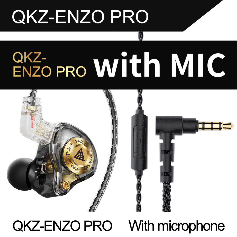 Qkz-enzo Pro Kabelloser In-ear-kopfhörer Mit Mikrofon, Tiefem Bass, Geräuschisolierenden Ohrstöpseln, Geeignet Für Mobiles Musikhören Und Gaming