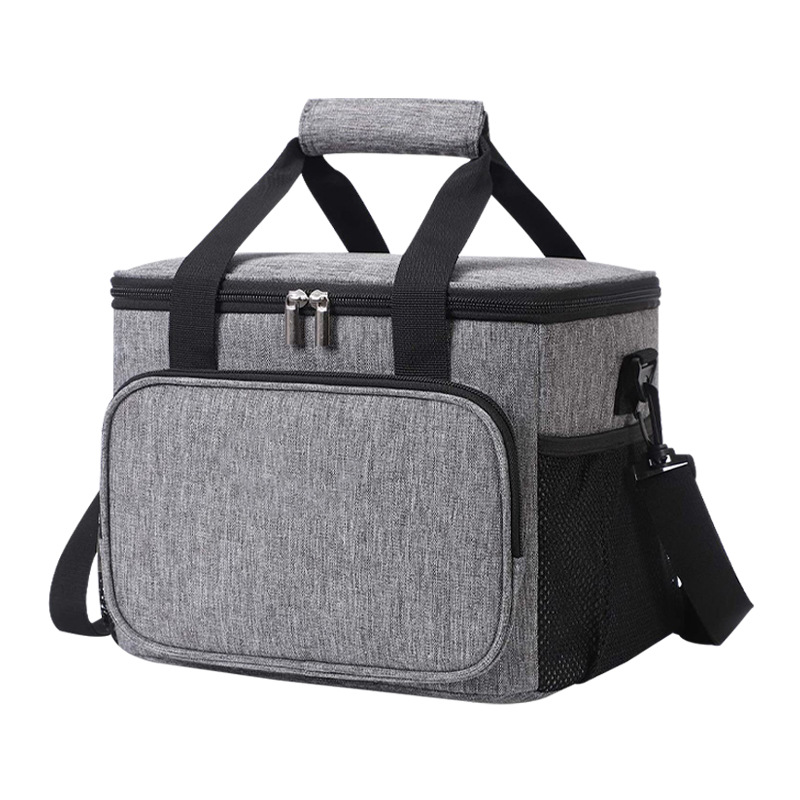 Isolierte Lunchtasche, Wiederverwendbare Kühlbox, Auslaufsichere Lunchbox In Mittlerer Größe, Mit Schultergurt, Geeignet Für Büro, Picknick, Wandern.