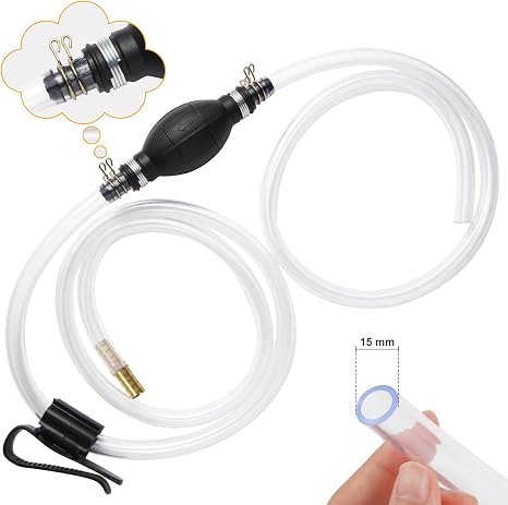 Manuelle Benzin-saugschlauchpumpe, Manuelle Kraftstoff- Und Wasserpumpe Mit Hochwertigem Pvc-schlauch, Geeignet Zum Fördern Von Flüssigkeiten Aus Benzin, Diesel, Motoröl, Rasenmähern, Motorrädern, Tra