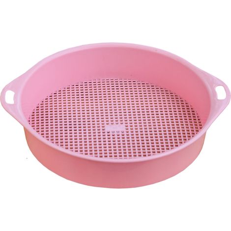 3 Mm Pp-bodensieb Mit Tetraedrischen Löchern, Tragbares Bodensieb, Filtrationswerkzeug Für Erde Und Steine, Ideal Für Den Garten.