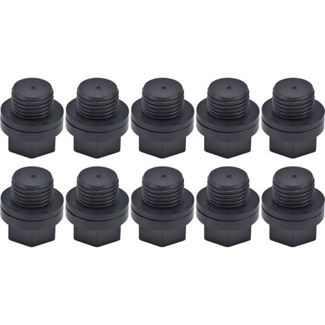 Packung Mit 10 Gummi-ablaufstopfen, Feine Verarbeitung, Einfach Zu Verwenden, Geringes Volumen (1/4 Zoll), Für Schwimmbecken.