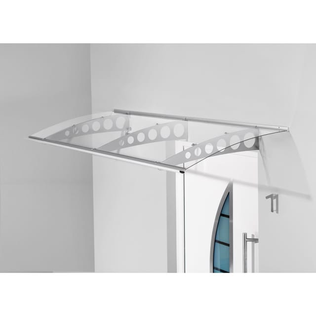 Gutta Pultvordach PT/ET 200 Edelstahloptik 22,5 cm x 200 cm x 90 cm