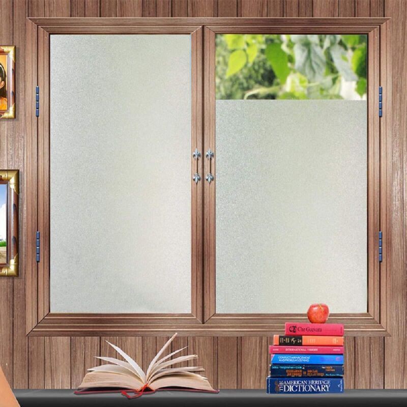 Sichtschutzfolie Für Fenster 90 X 200 Cm – Mattierter Effekt – 95 % Uv-schutz – Elektrostatisches Material – Wiederverwendbar Ohne Rückstände