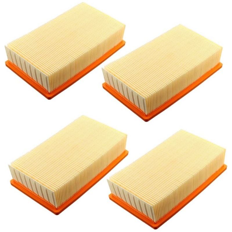 4er-pack Filter Für Hilti Vc 20 U Vc 40 U Um Staubsauger – Flachluftfilter Für Kärcher Nt25 Nt35 Nt45 – Lamellenfilter Für Nass- Und Trockensauger