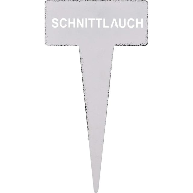 Kräuterstecker Schnittlauch 15 cm Weiß