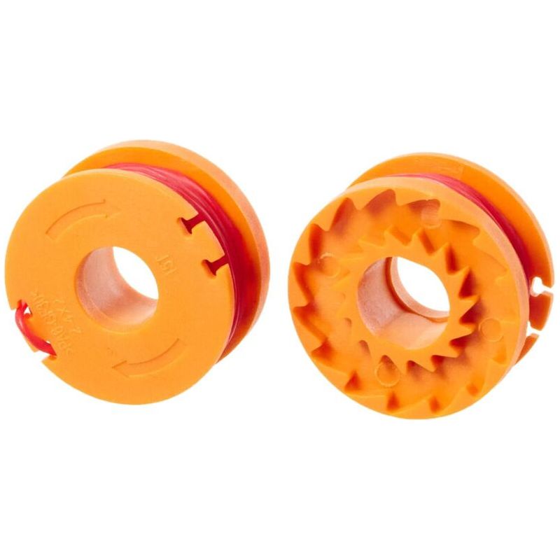 2er-packung Trimmerfadenspulen – 3 M Spule – Kompatibel Mit Worx 20v Freischneidern Und Trimmern – Langlebiger Trimmerfaden – Ø 1,25 Mm – Wa0004.1