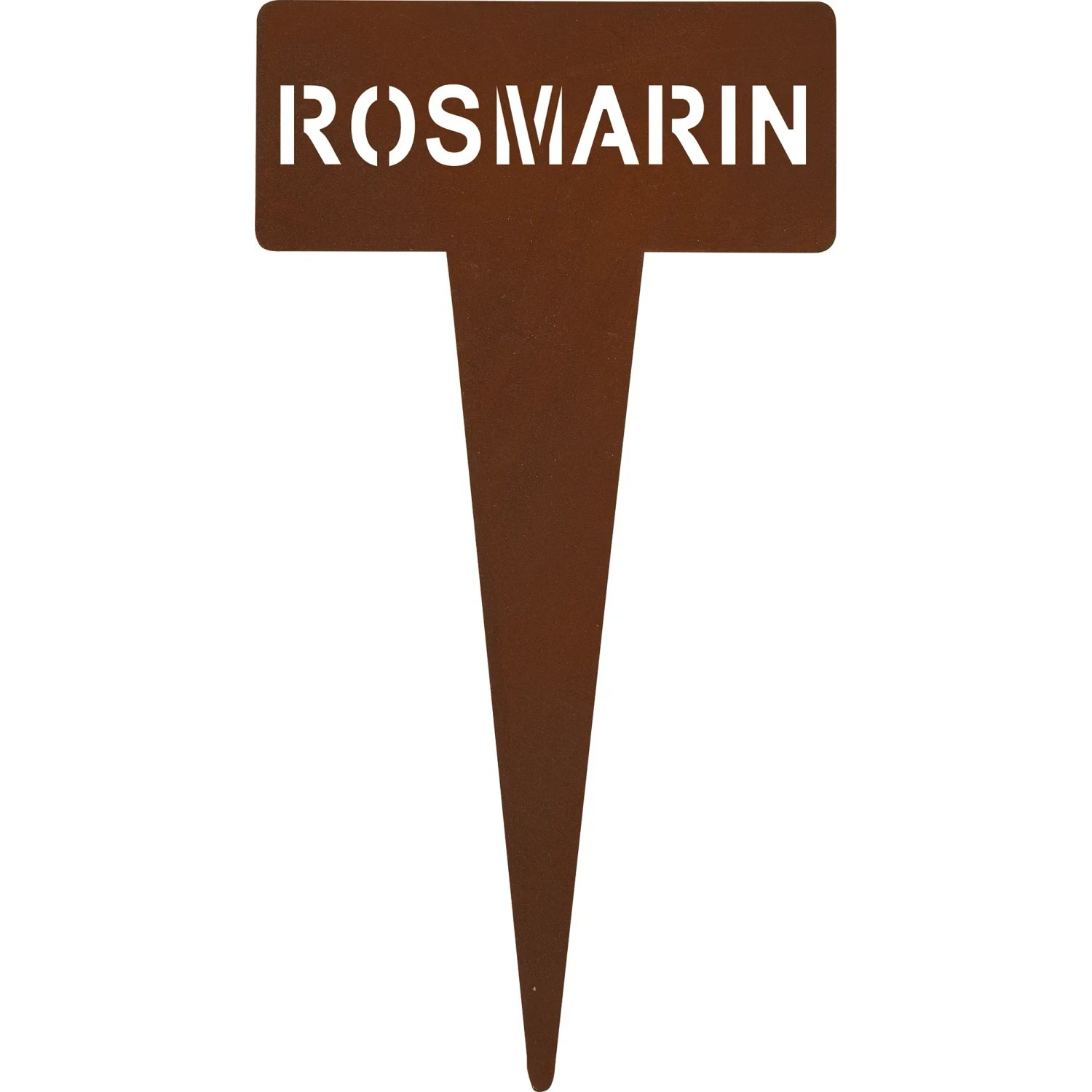 Kräuterstecker Rosmarin 15 cm Rostfarben
