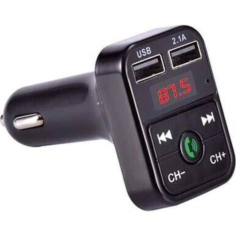 Bluetooth-mp3-player, Fm-transmitter, Freisprecheinrichtung, Drahtloser Radioadapter [schwarz]