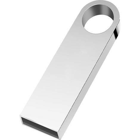 Usb-stick, Usb-stick Für Pc/laptop, Usb-stick Mit Extra Großem Speicher, Tragbarer Usb-stick (silber), Silber