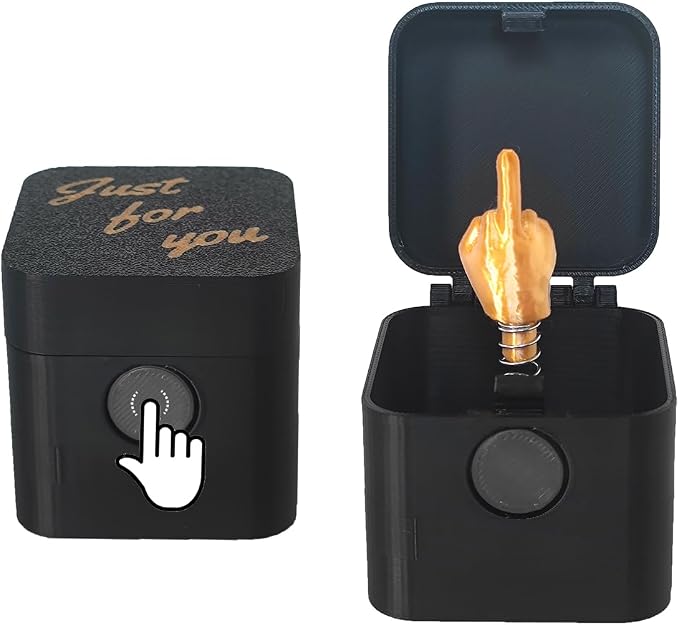 Witzige, Zweiteilige Fingerbox Als Geschenkidee – Ein Frecher Päckchen-scherz Für Chef, Kollegen Und Erwachsene Männer