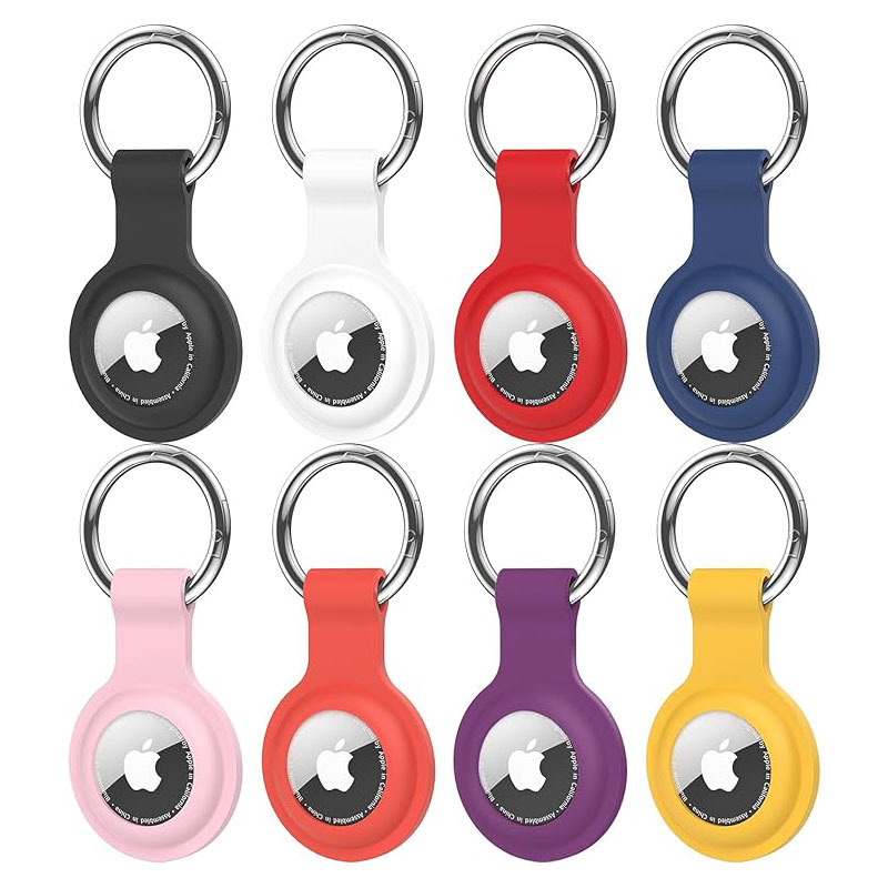8er-pack Airtag Schlüsselanhänger-schutzhüllen, Kompatibel Mit Airtag Gps-tracker-lanyards Der 1. Und 2. Generation, Geeignet Für Kinder, Taschen Und Gepäck.