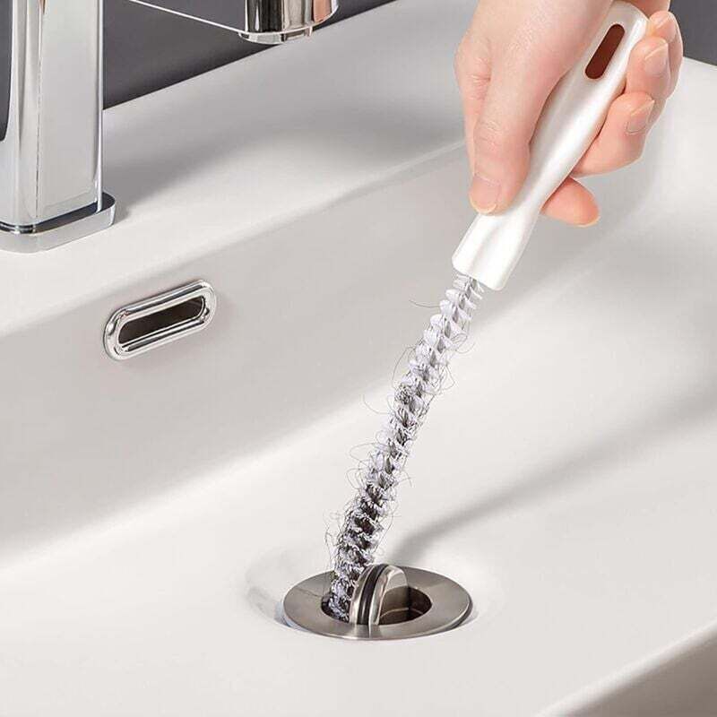 3 Stück Nettoyage-brosse Für Drain D'Égout, Flexibel, 45 Cm Hoch, Nettoyage-brosse Für Débouchage De Canalisation Und Les Tuyaux, Vidange Drague Outil Für Salle De Bains Cuisine (3 Stück)