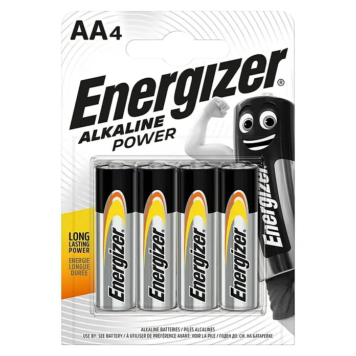 Energizer Batterie Alkaline Power AA Mignon 4 Stück