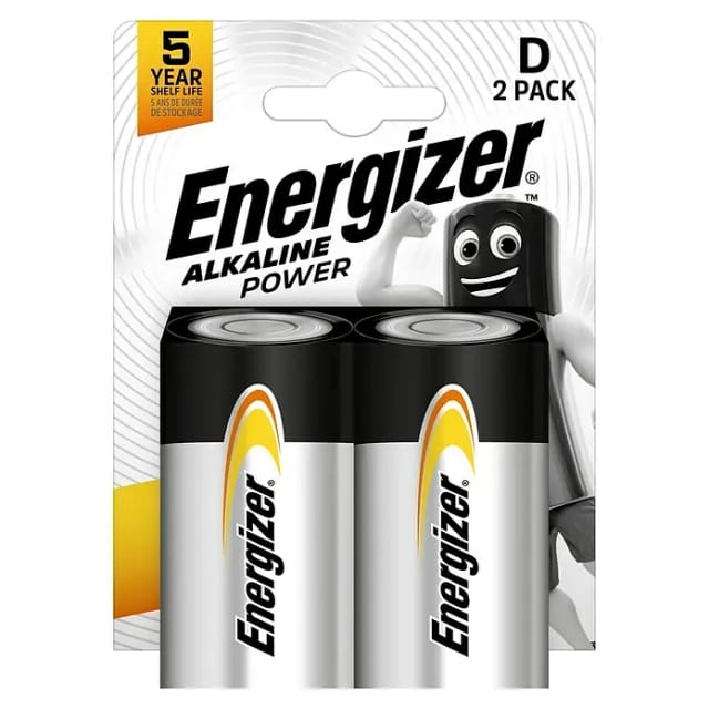 Energizer Batterie Alkaline Power D Mono 2 Stück